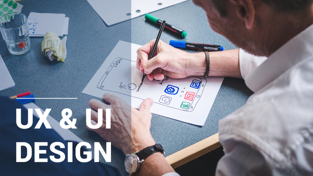 UX e UI design
